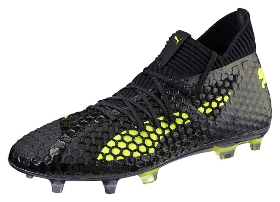 Puma Future 18.1 Netfit hyFG - Puma Black / Fizzy Yellow / Asphalt