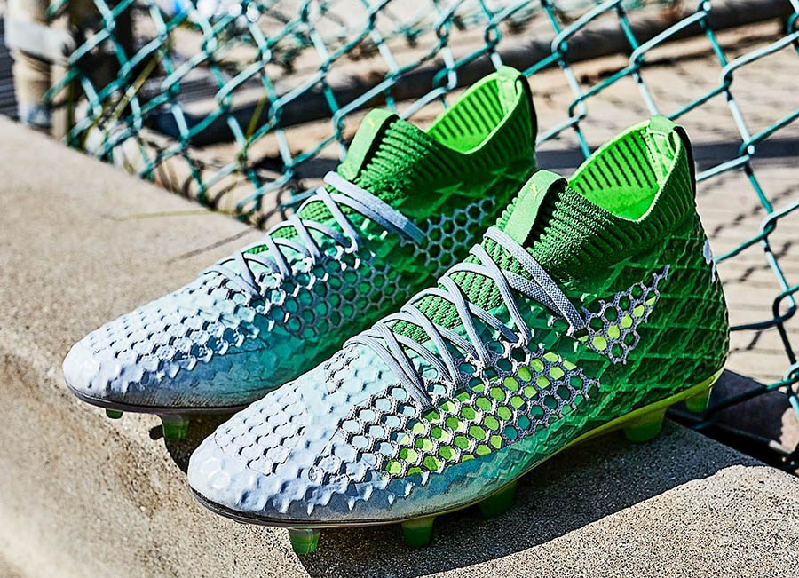 Puma Future NEXT 18.1 Netfit hyFG - Green Gecko / Puma White / Grey Violet