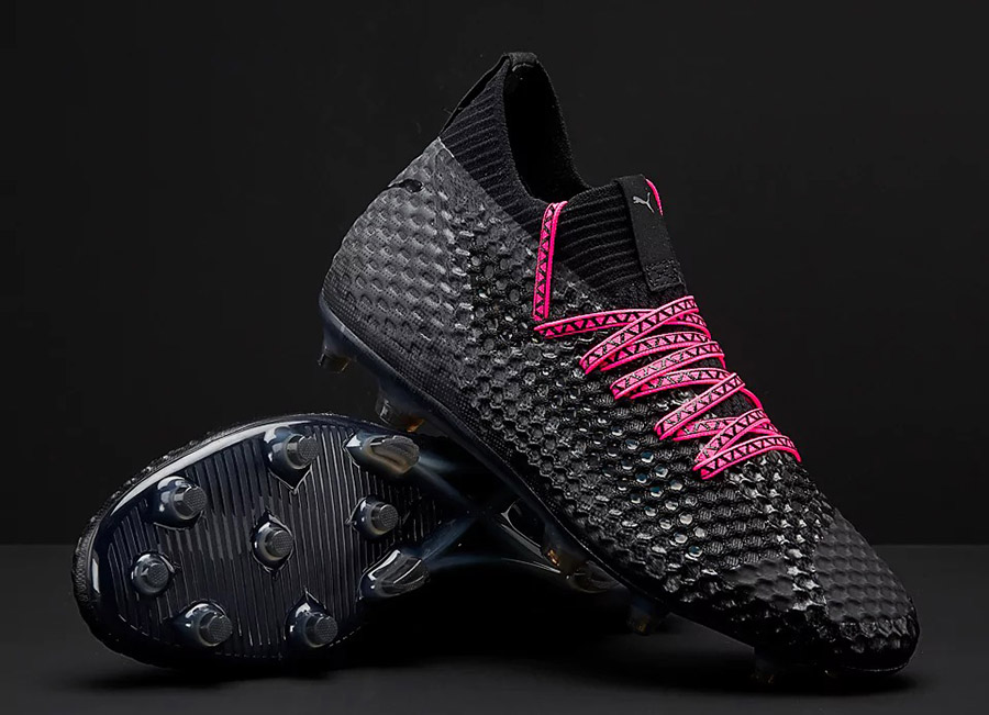 Puma Future x AMO 18.1 Netfit hyFG - Puma Black / Puma Black / Puma Black / Pop Pink