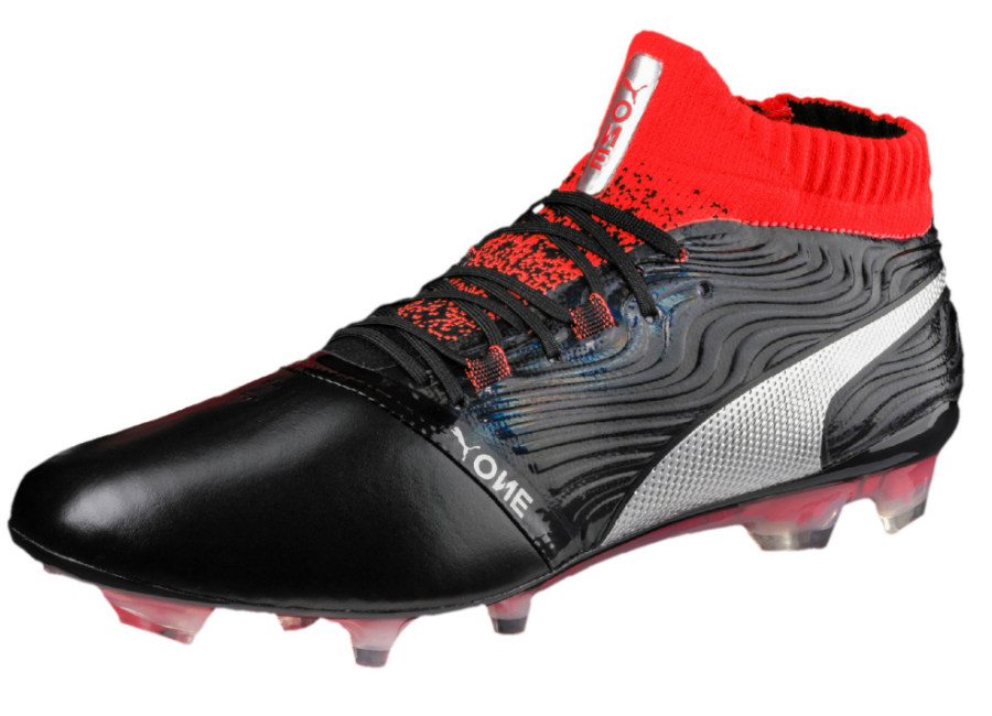Puma One 18.1 FG - Puma Black / Puma Silver / Red Blast