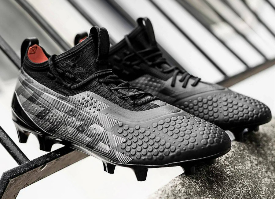 Puma One 1 Syn LDN FG/AG - Pebble / Puma Black / Shocking Orange