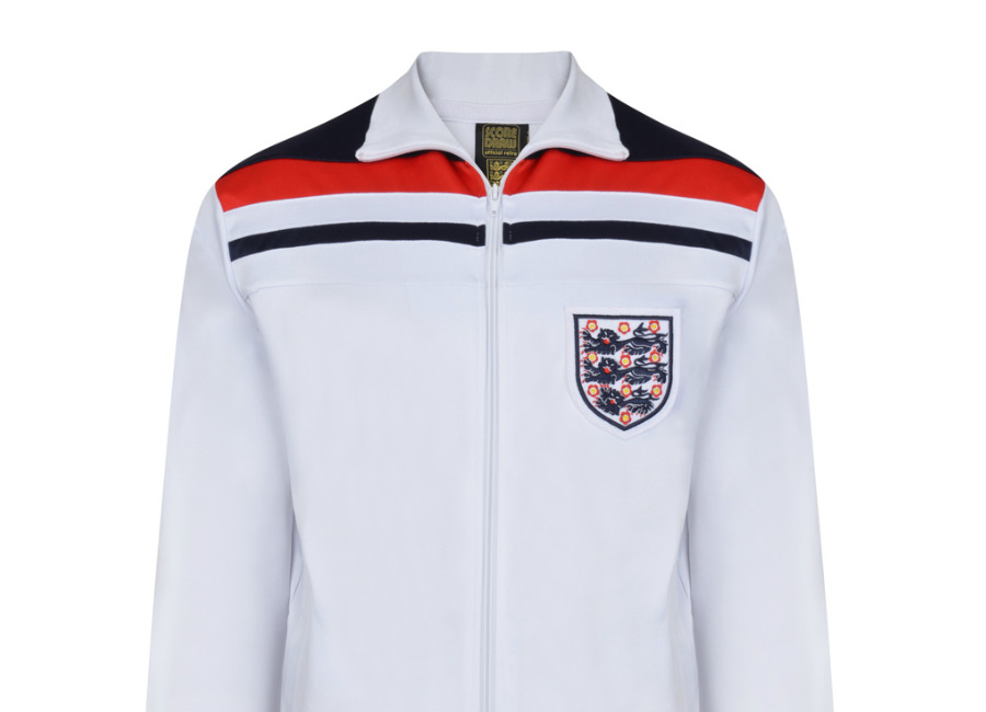 Score Draw England 1982 Empire White Track Jacket