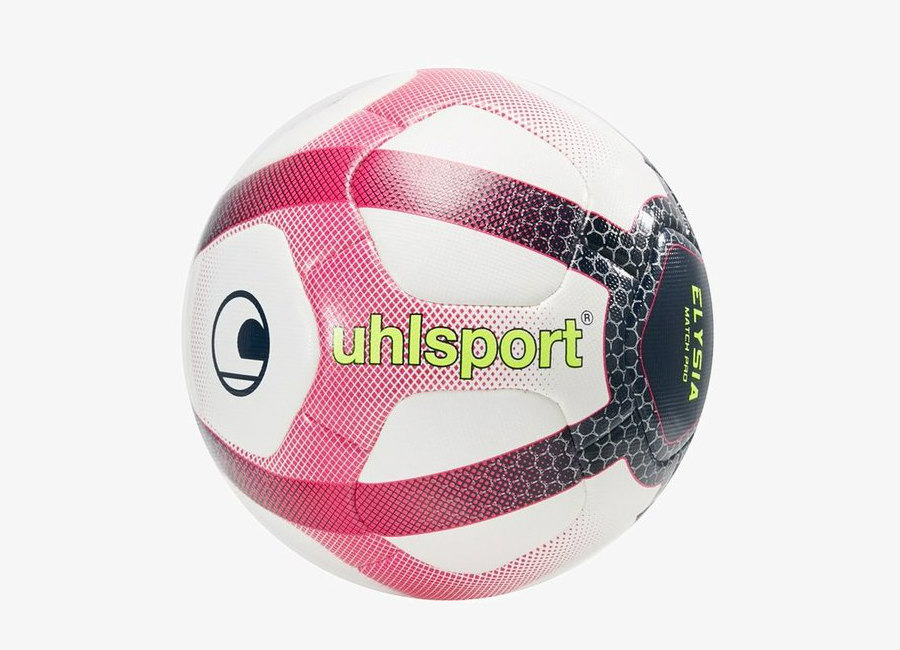 Uhlsport 2018/19 Elysia Official Match Ball - White / Navy / Fluo Yellow