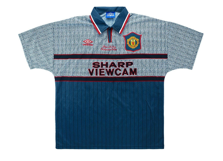 Umbro 1995-96 Manchester United Match Issue Paul McStay Testimonial Away Shirt