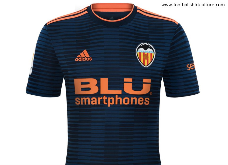 Valencia 2018-19 Adidas Away Kit