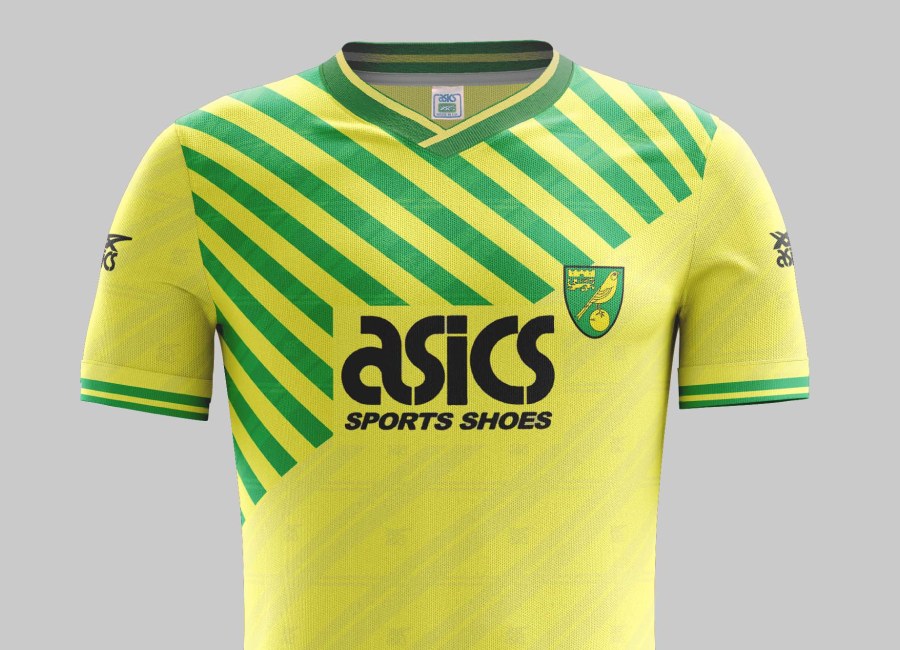 Top 35 #35 - Norwich City 1989 Home Kit #norwichcity #ncfc #kitdesign