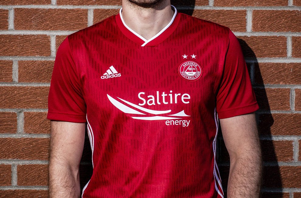 Aberdeen 2019-20 Adidas Home Kit #AberdeenFC #Aberdeen #StandFree #adidasfootball