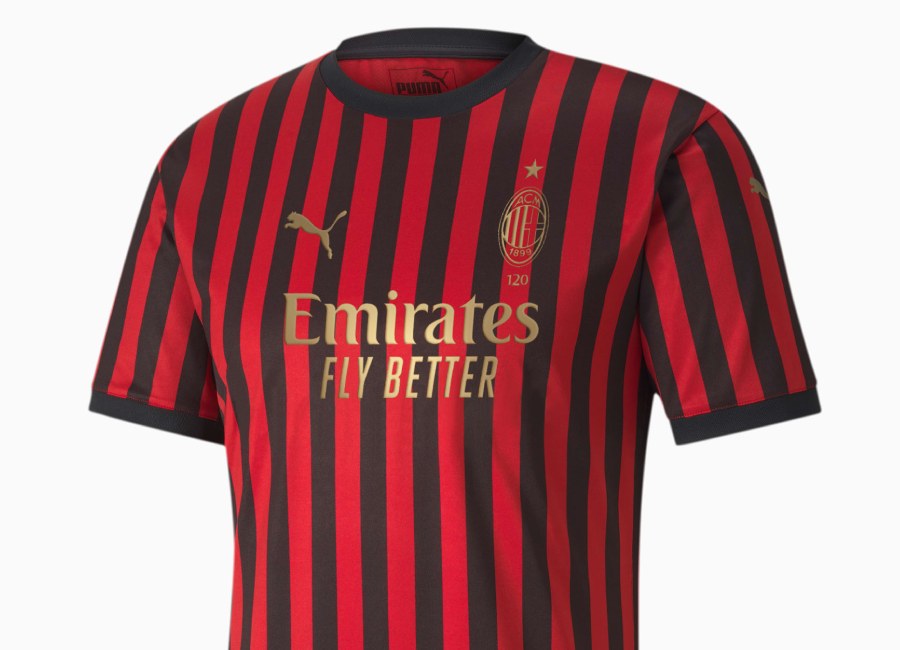 AC Milan 120th Anniversary Puma Home Kit #acmilan #forzamilan #footballshirt