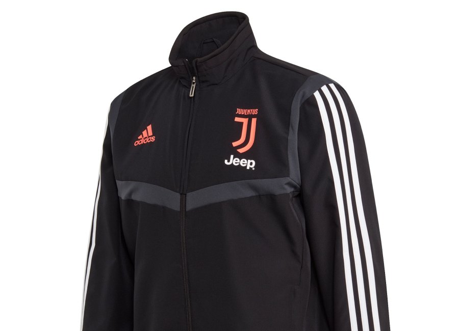 Adidas 19/20 Juventus Presentation Jacket - Black / Dark Grey #juve #juventus #adidasfootball