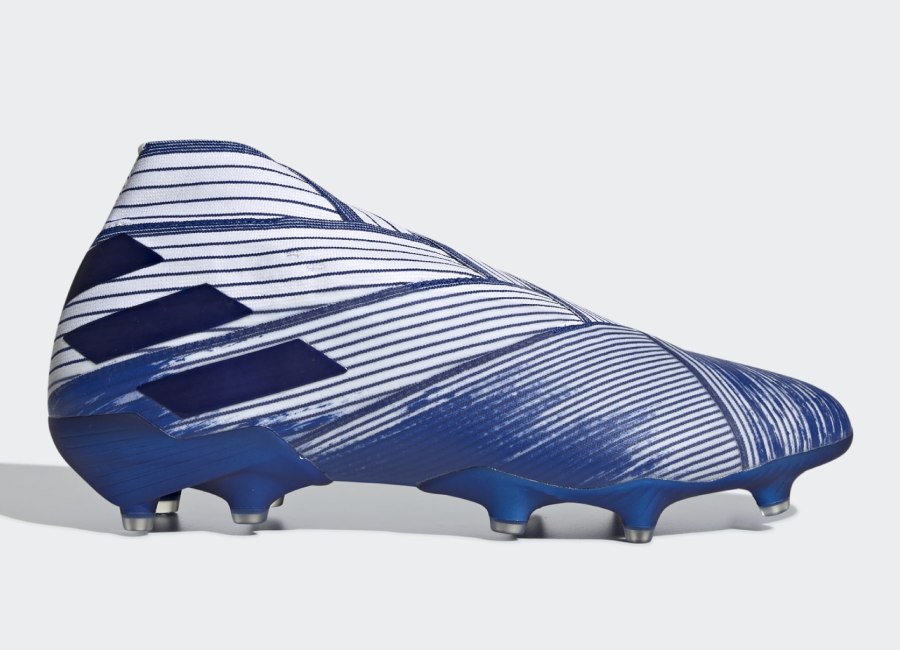 Adidas Nemeziz 19+ FG Mutator - Cloud White / Team Royal Blue / Team Royal Blue #adidasfootball #footballboots #adidassoccer