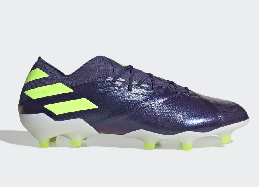 Adidas Nemeziz Messi 19.1 FG - Tech Indigo / Signal Green / Glory Purple #messi #adidasfootball #footballboots