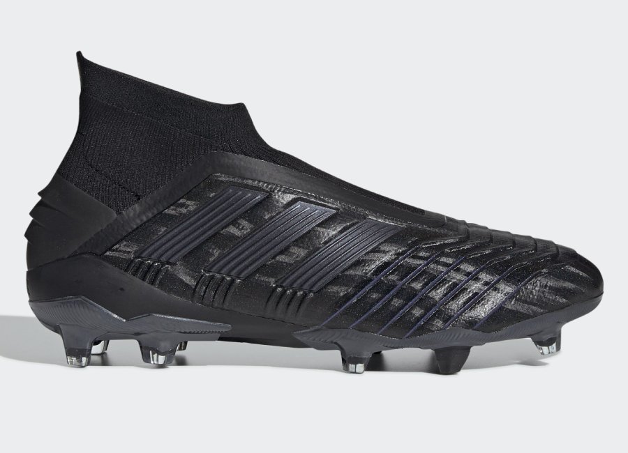 Adidas Predator 19+ FG Dark Script - Core Black / Core Black / Utility Black #footballboots #adidasfootball