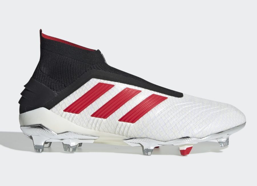 Adidas Predator 19+ FG Paul Pogba - Ftwr White / Red / Core Black #adidasfootball #footballboots #PaulPogba
