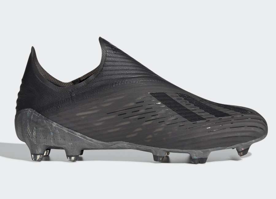Adidas X 19+ FG Dark Script - Core Black / Utility Black / Grey Four #footballboots #adidasfootball