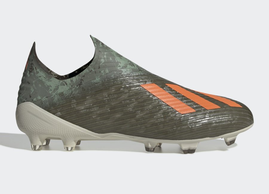 Adidas X 19+ Encryption - Legacy Green / Solar Orange / Chalk White #footballboots #adidasfootball #EncryptionPack