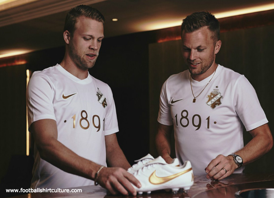 AIK Fotboll 2019 Nike 1891 White Edition Football Shirt #AIKFotboll #nikefootball #nikesoccer #aik