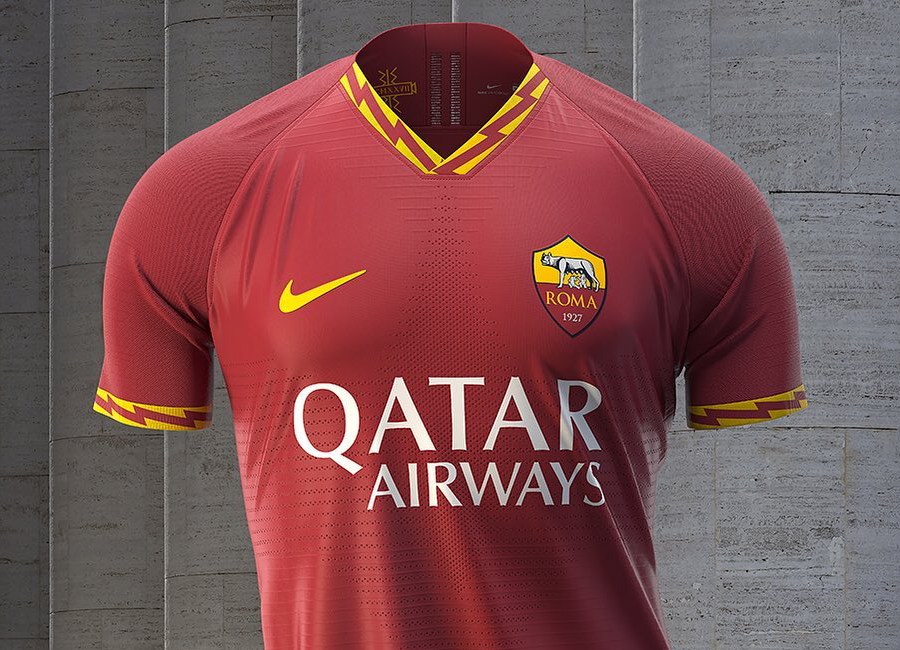 AS Roma 2019-20 Nike Home Kit #asroma #forzaroma #nikefootball