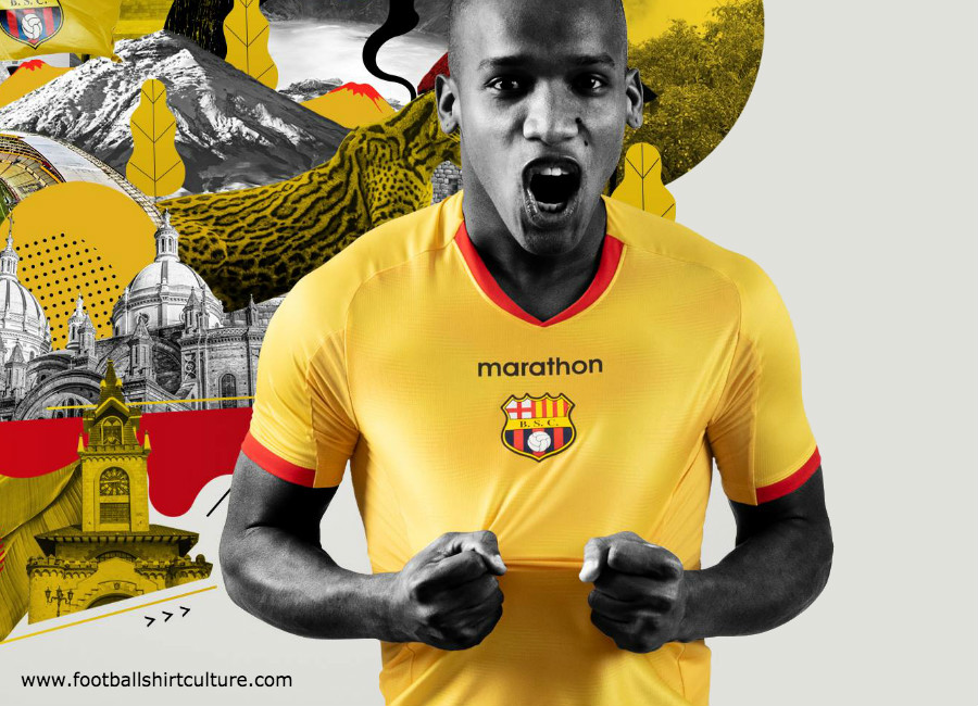 Barcelona SC 2019 Marathon Home Kit #BarcelonaSC #MásÍdoloQueNunca #footballshirt