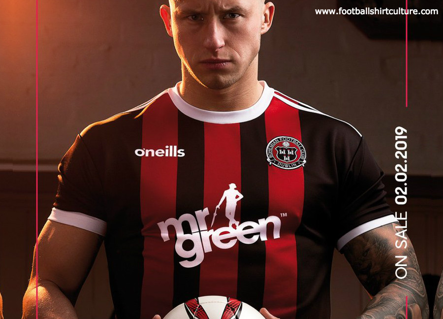 Bohemian FC 2019 O'Neills Home Kit #Bohs #BohemianFC #footballshirt