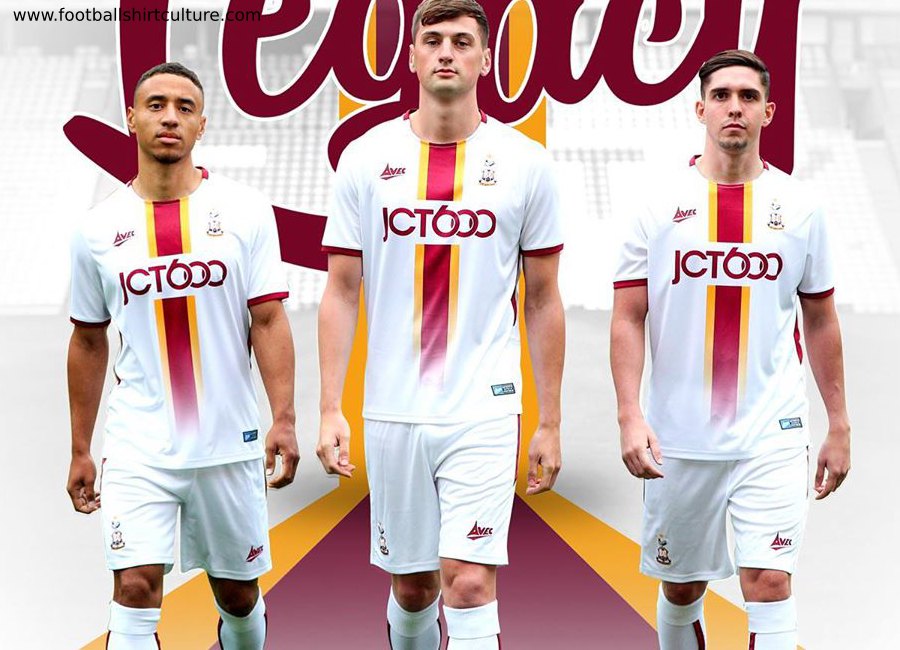 Bradford City 2019-20 Avec Away Kit #BradfordCity #footballshirt #BCAFC