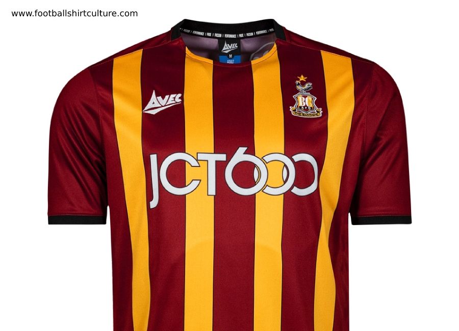 Bradford City 2019-20 Avec Home Kit #BCAFC #BradfordCityfc #BradfordCity