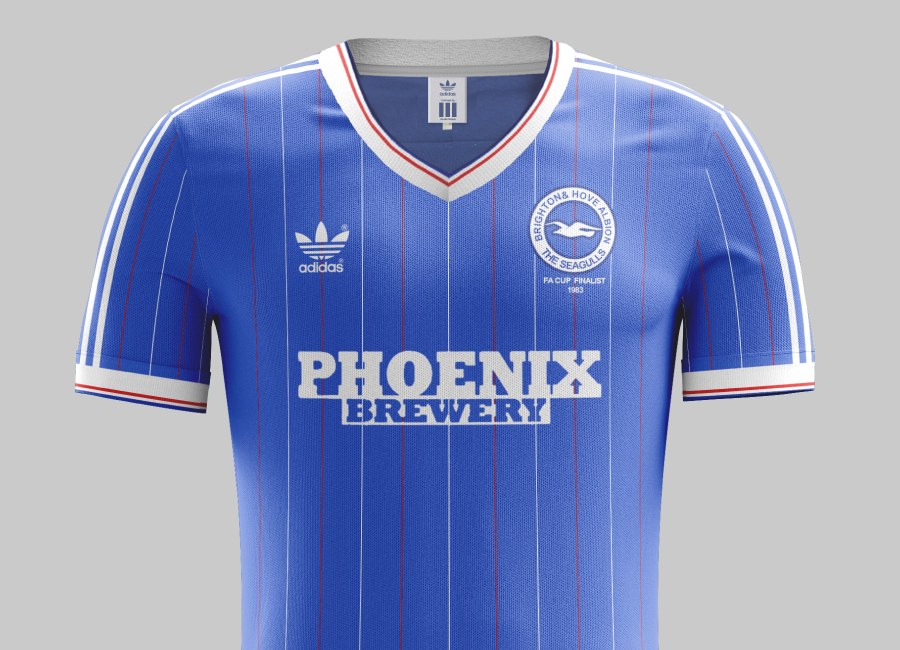 Top 35 #26 - Brighton & Hove Albion 1983 Home Kit #bhafc #BrightonAndHoveAlbion