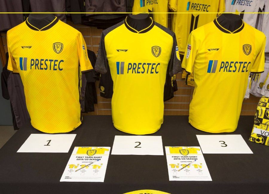 Burton Albion 2019-20 Tag Home Shirt Vote #BurtonAlbion #BAFC #BurtonAlbionfc