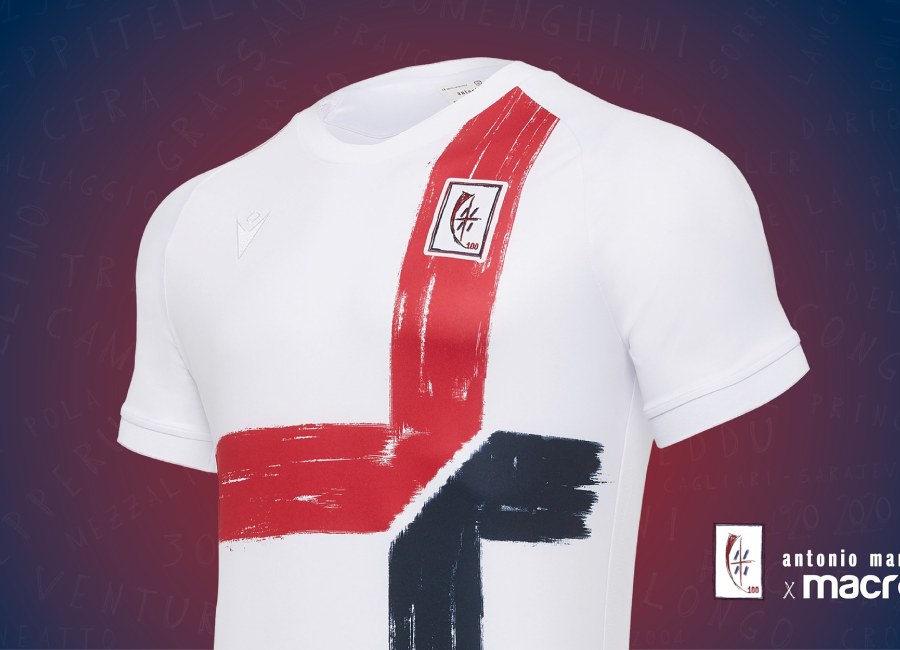 Cagliari 2020 Centenary Macron Home Kit #forzaCasteddu #CagliariCalcio #CagliariMilan