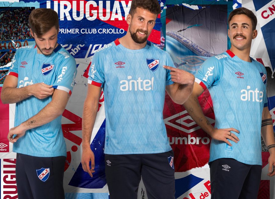 Club Nacional 2019 Umbro Light Blue Shirt #ClubNacional #footballshirt #umbro