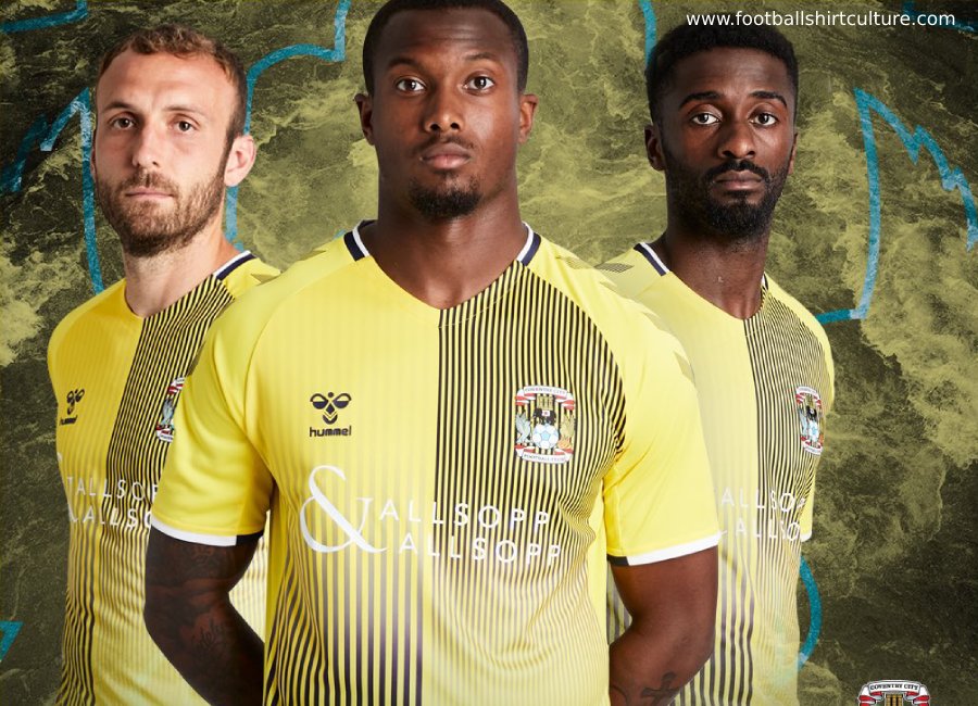Coventry City 2019-20 Hummel Away Kit #CoventryCity #footballshirt #ccfc