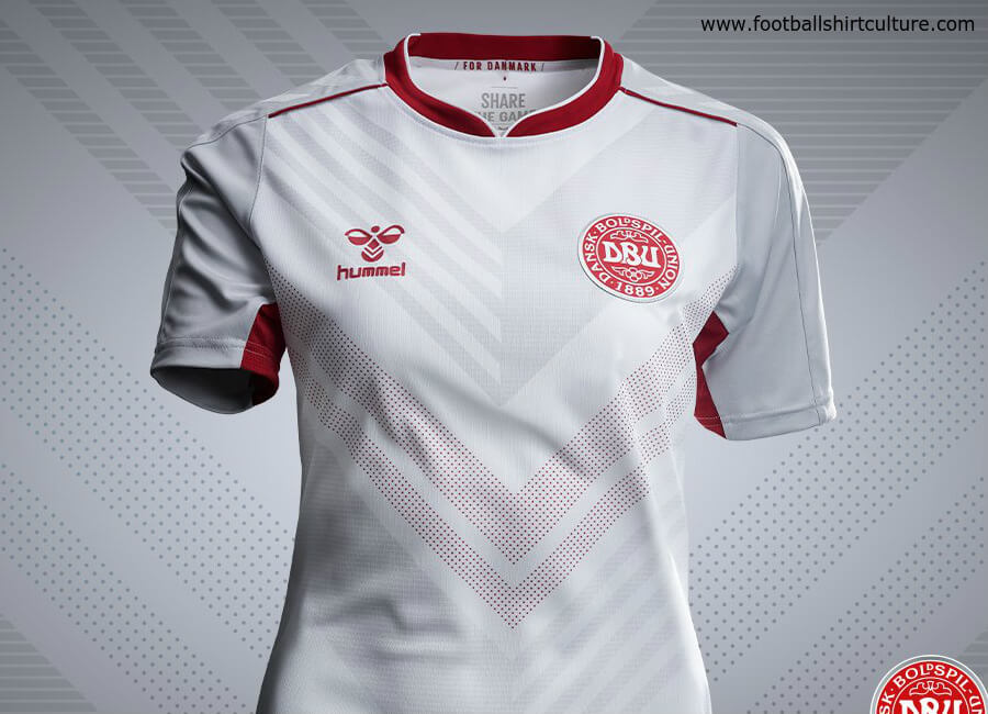 Denmark 2019 Hummel Women's Away Kit #sharethegame #hummelsport #ForDanmark