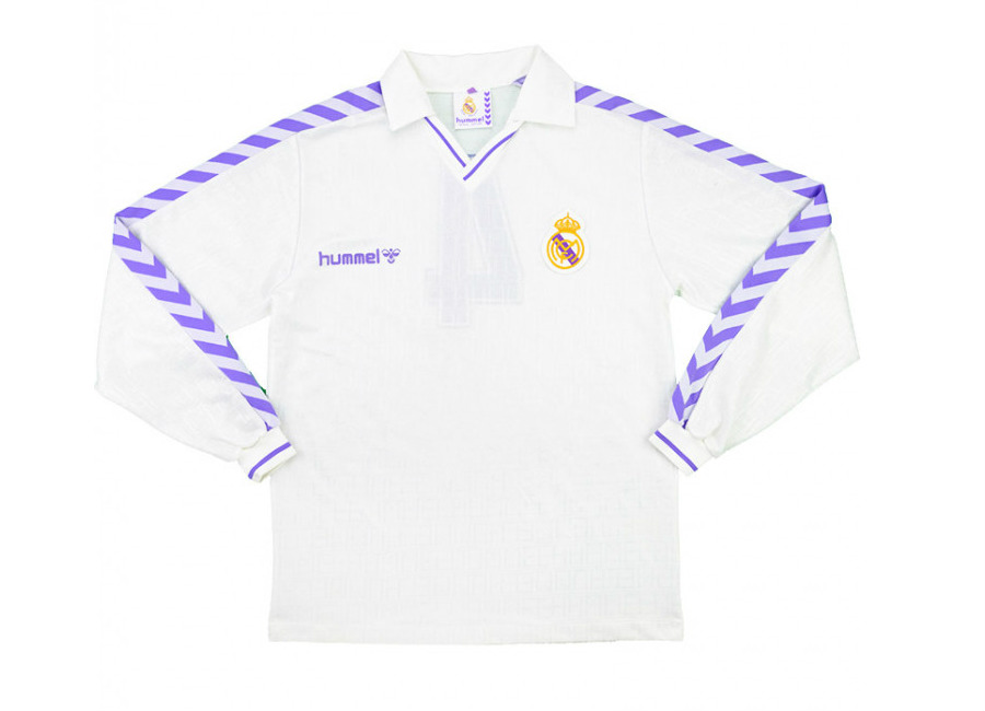 Hummel 1989-90 Real Madrid Match Issue Home Shirt #realmadrid #realmadridcf #rmcf #halamadrid #matchworn