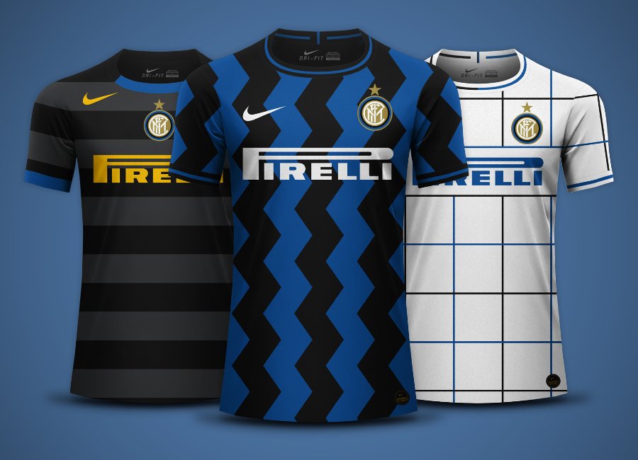 Inter Milan 2020-21 Home, Away and Third Kit Predictions #inter ##intermilan #fcinter