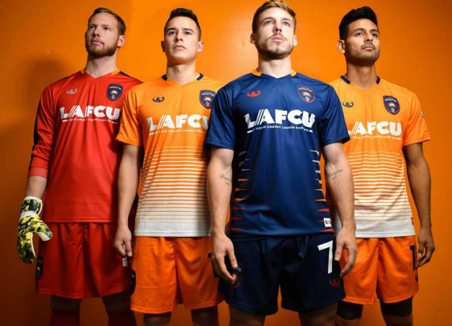Lansing Ignite 2019 Moneyball Home & Away Kits #LansingIgnite #MoneyballSportswear #usl