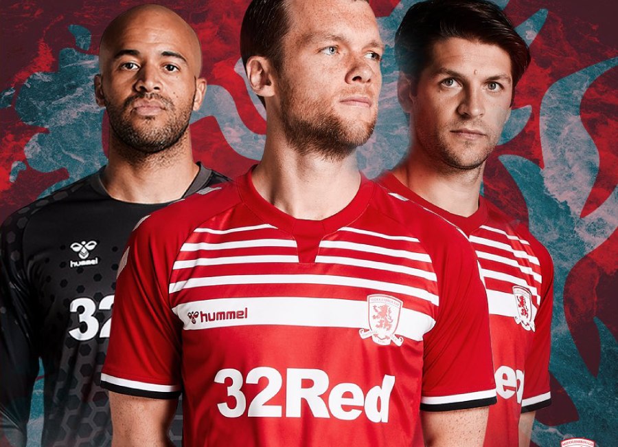Middlesbrough 2019-20 Hummel Home Kit #MiddlesbroughFC #boro #footballshirt