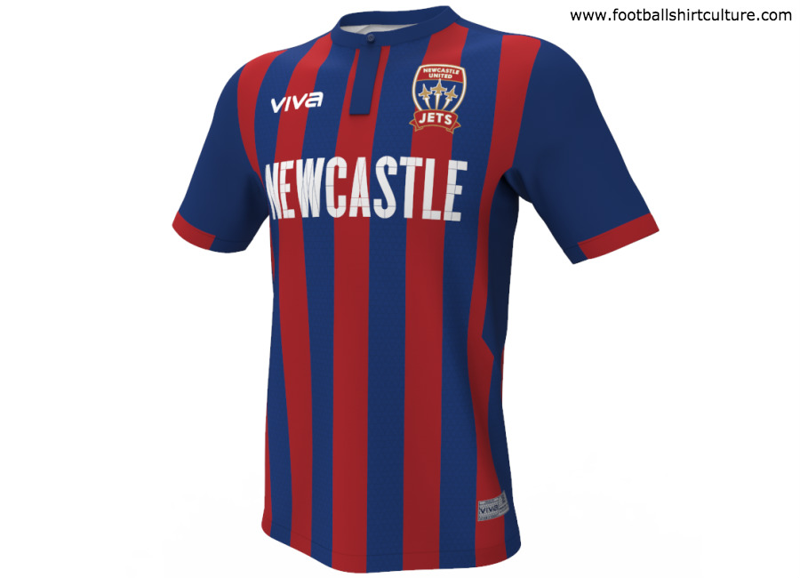 Newcastle Jets 2019 Viva Global ACL Home Kit #NewcastleJets #MadeOfNewcastle #footballshirt