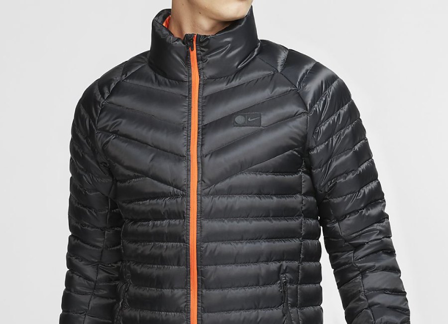 Nike Chelsea FC Down Jacket - Black / Rush Orange #chelseafc #Chelsea #nikefootball