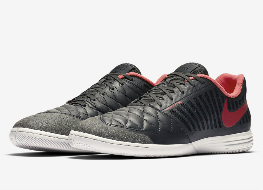 Nike FC247 LunarGato II - Anthracite / Platinum Tint / Black / Ember Glow #futsal #indoorsoccer #nikefootball #nikesoccer