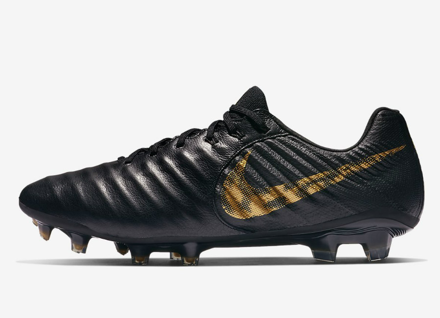 Nike Legend 7 Elite FG Black Lux - Black / Metallic Vivid Gold #nikefootball #nikesoccer #footballboots