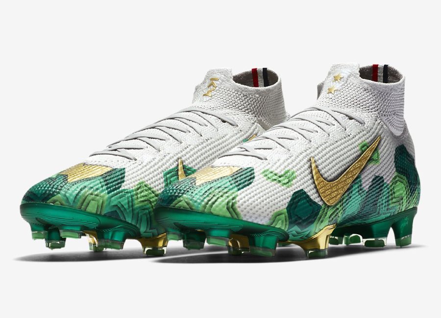 Nike Mercurial Superfly 7 Elite SE FG Mbapp&eacute; - Vast Grey / Electro Green / Lucid Green / Metallic Vivid Gold #nikefootball #footballboots