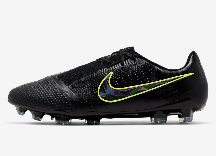 Nike Phantom Venom Elite FG Under The Radar - Black / Volt / Black #nikefootball #nikesoccer