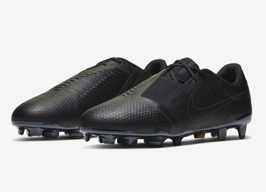 Nike PhantomVNM Elite Tech Craft FG - Black / Black / Black #nikefootball #footballboots