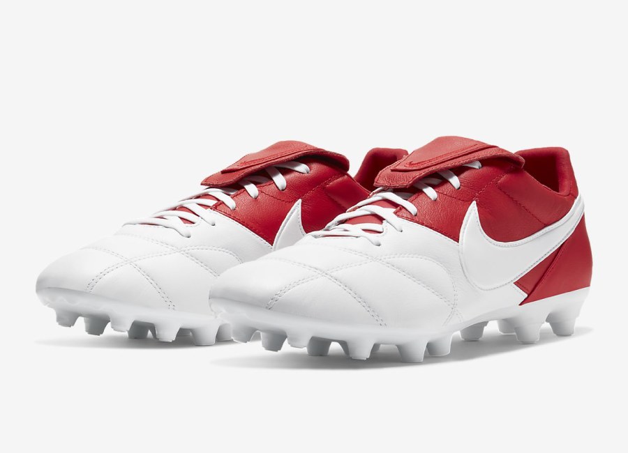 Nike Premier II FG - University Red / University Red / White #nikefootball #footballboots