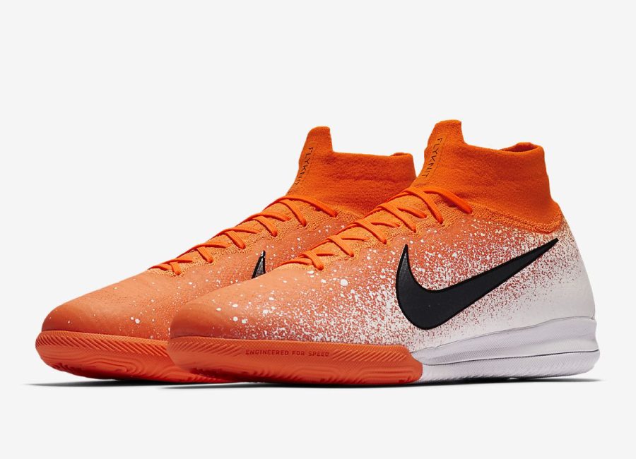 Nike SuperflyX 6 Elite IC Euphoria Mode - Hyper Crimson / White / Metallic Silver / Black #futsal #nikefootball