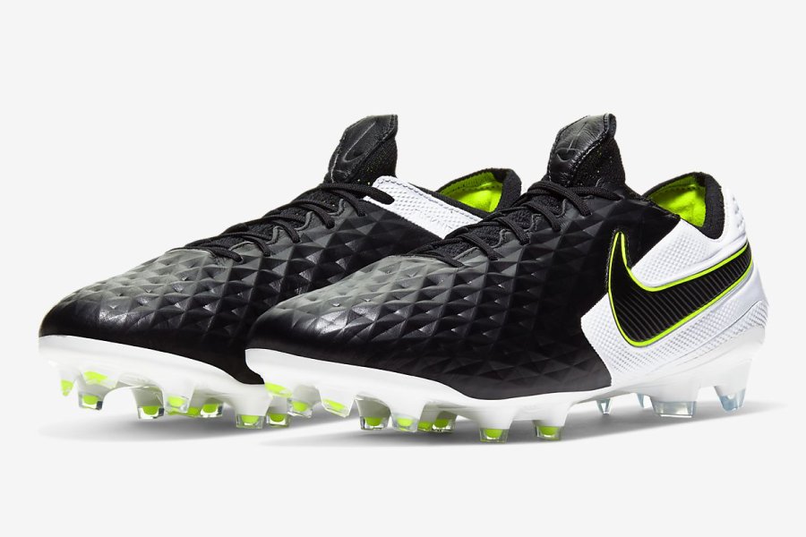 Nike Tiempo Legend 8 Elite FG - Black / White / Black #nikefootball #footballboots