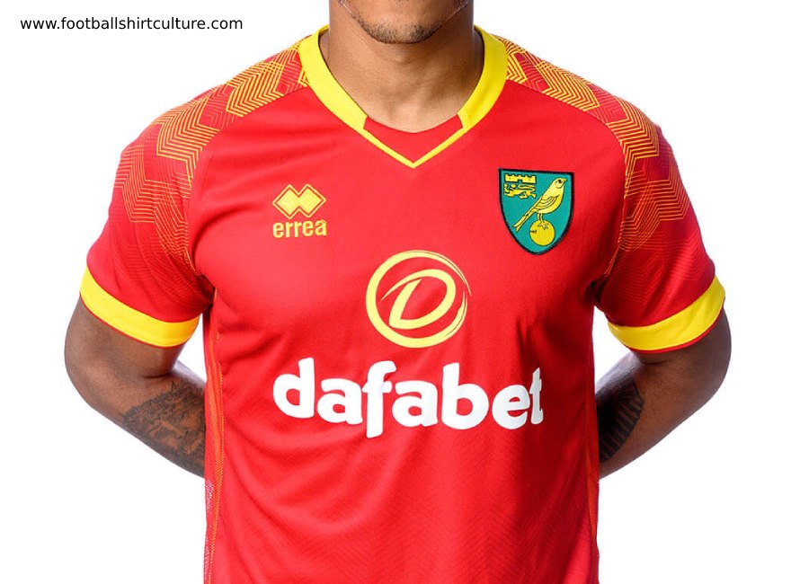 Norwich City 2019-20 Errea Away Kit #NorwichCity #footballshirt #ncfc