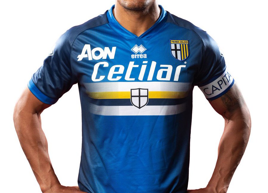 Parma 2019 Errea Blucrociati Shirt #ParmaSampdoria #BluCrociati #Parmacalcio