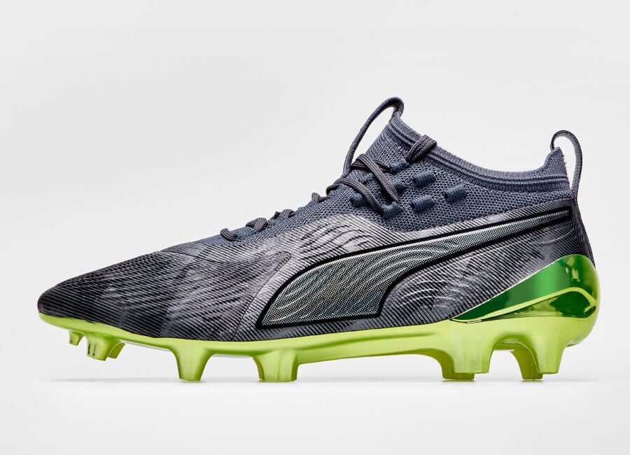 Puma One 19.1 Syn Ltd Edition FG/AG Alter Reality - Aged Silver / Charcoal Grey / Fizzy Yellow #football boots #pumafootball