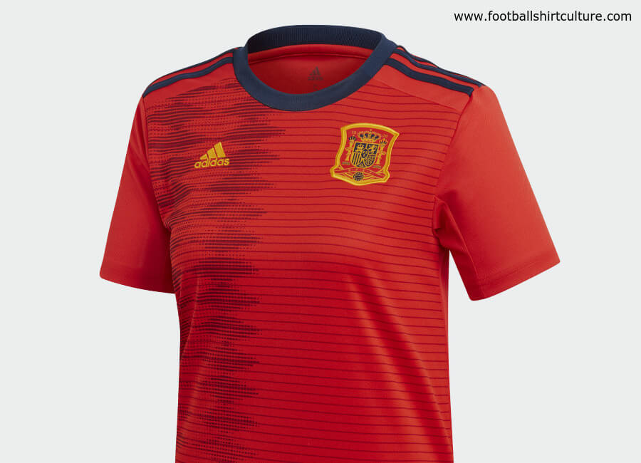 Spain 2019 Women&rsquo;s World Cup Adidas Home Kit #adidasfutbol #adidasfootball #adidassoccer #footballshirt
