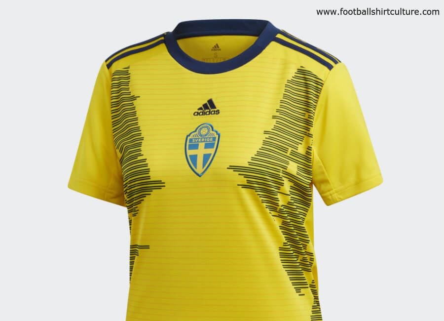 Sweden 2019 Women&rsquo;s World Cup Adidas Home Kit #adidasfootball #adidassoccer #footballshirt